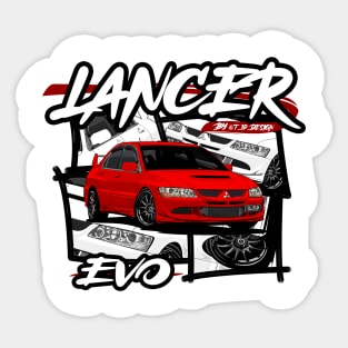 Lancer EVO 8, JDM Sticker